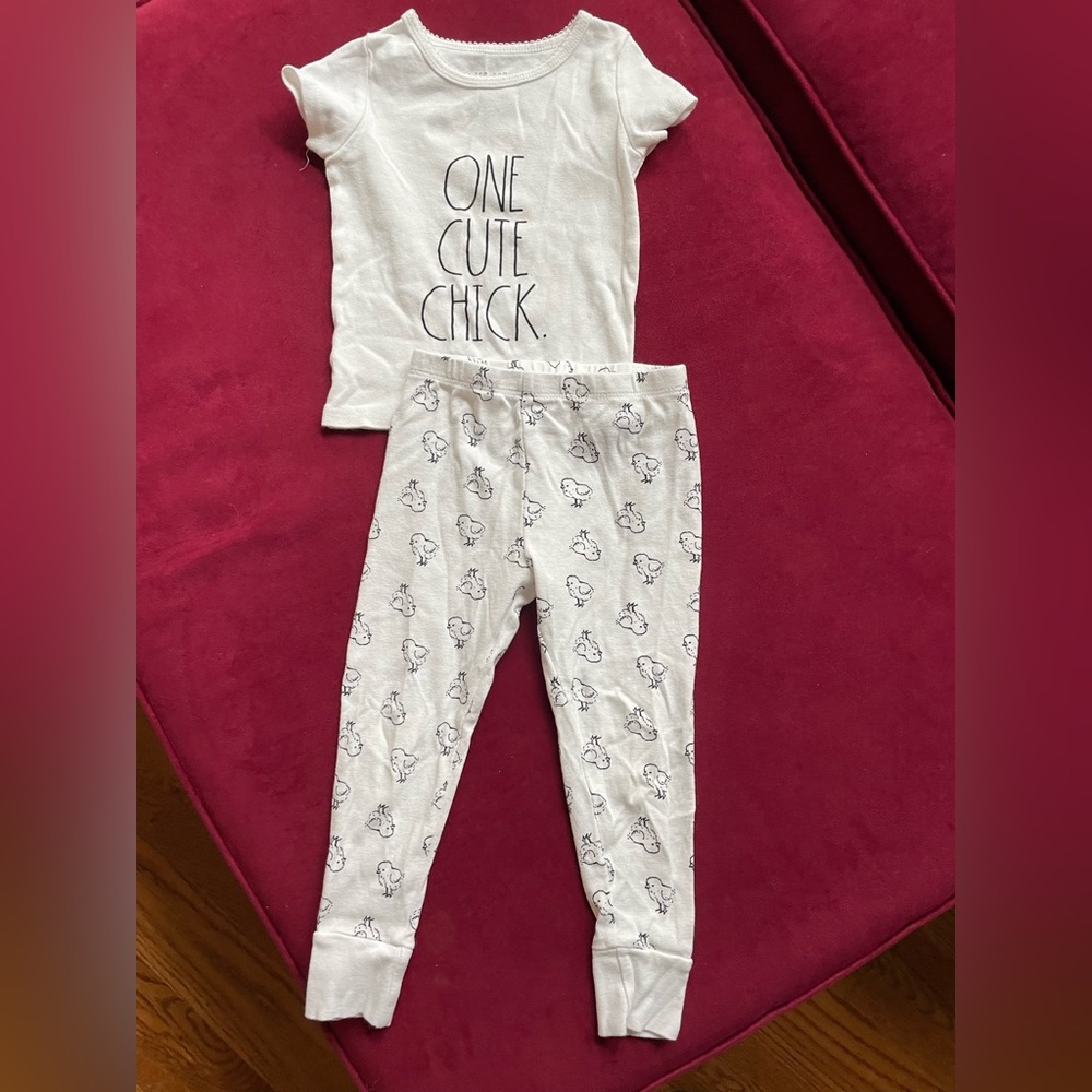 Rae Dunn Toddler Pajamas Size 3T